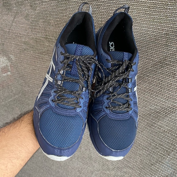 ASICS Gel-Venture 7 Navy and Silver Running Shoes main image 5